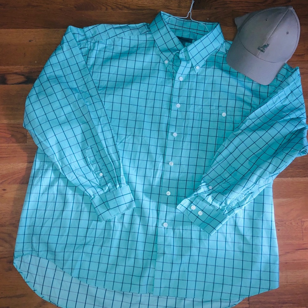 Johnson & Murphy || Blue Button Down - Picture 2 of 3